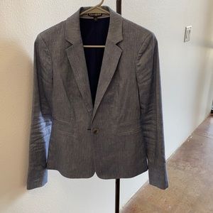 Blue Denim Like Express Blazer